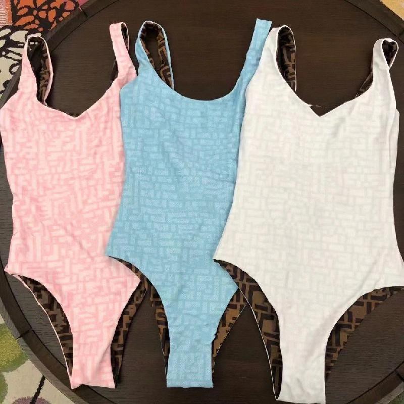 Maillot de bain femme designer bikini une pièce luxe maillot bain été maillots bain sexy femmes bain natation