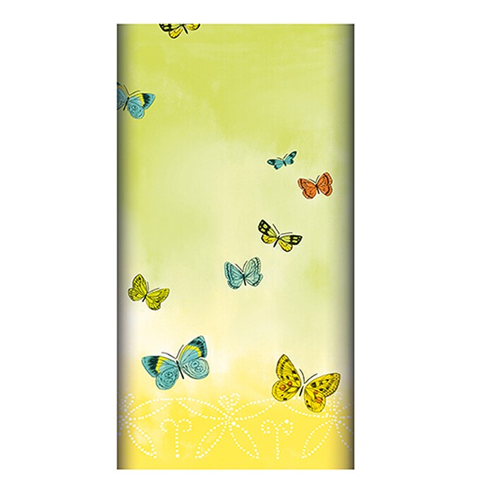 PAPSTAR Tischdecke Papillion aus Airlaid 120 x 180 cm bunt